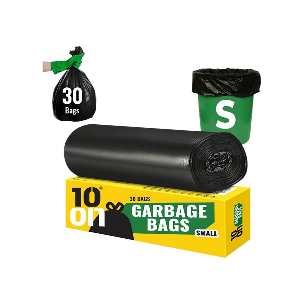 10on Garbage Bag (Small, Black) available from Fresh World HSR Layout