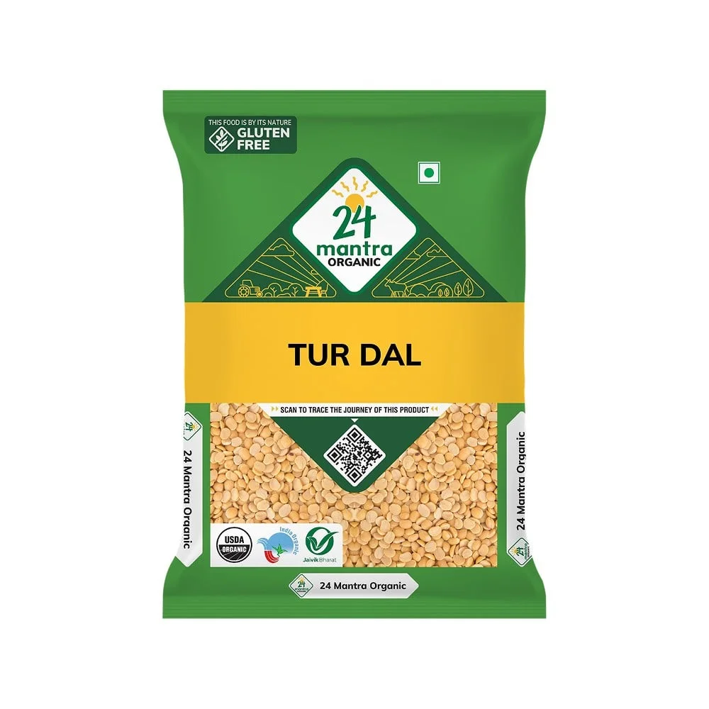 24 Mantra Organic Tur / Arhar Dal available from Fresh World HSR Layout