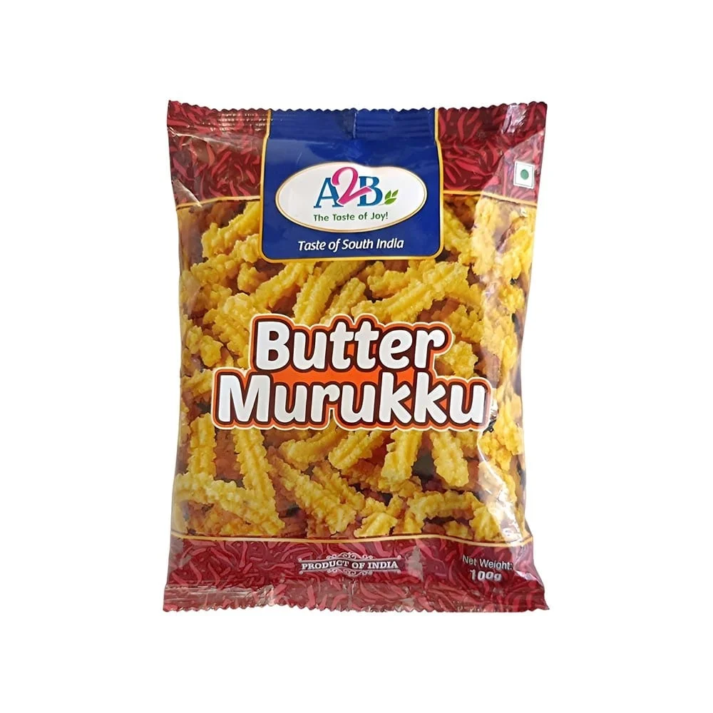 A2B Butter Murukku Namkeen available from Fresh World HSR Layout