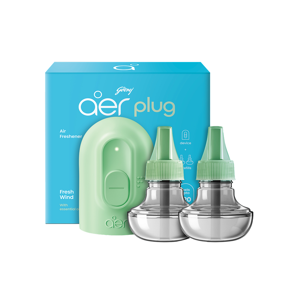 Aer Plug Electric Air Freshener with Refills (Fresh Wind) available from Ravi Kirana Store