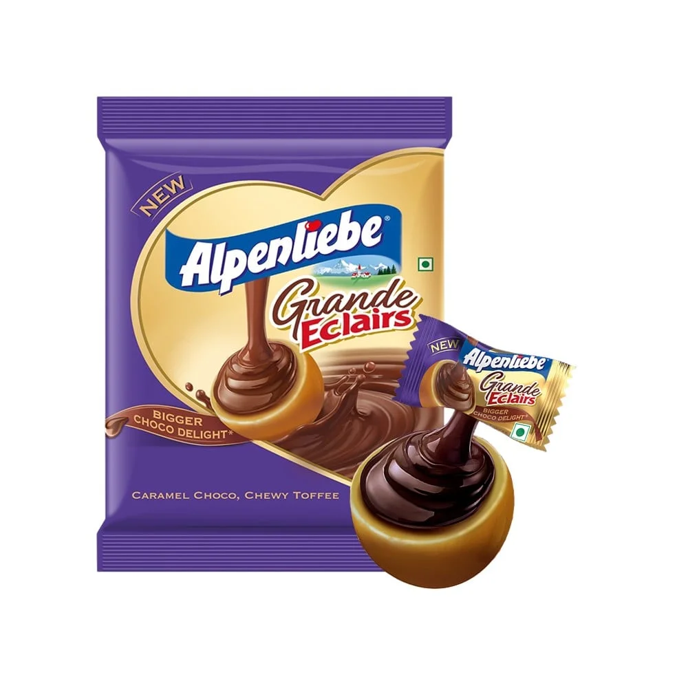 Alpenliebe Grande with Choco Delight Eclair available from Fresh World HSR Layout