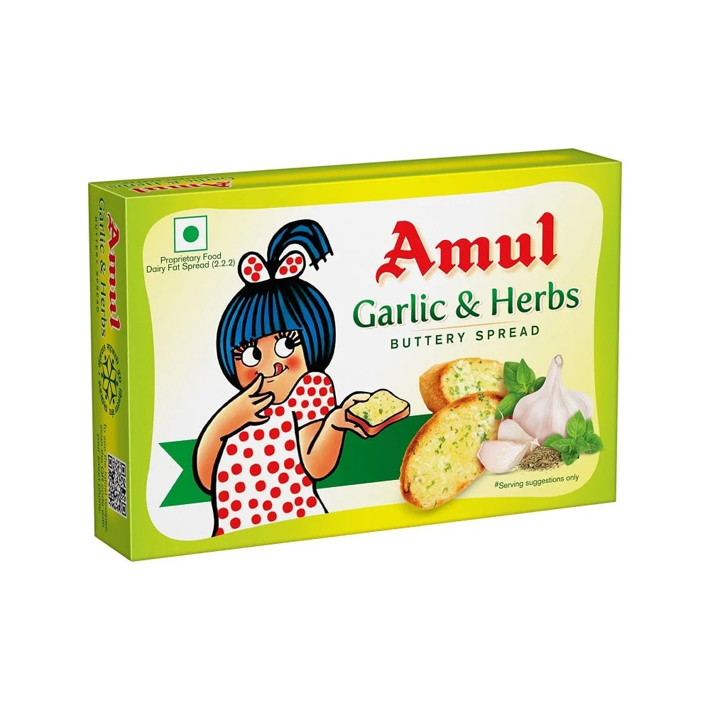 Amul Garlic & Herbs Butter available from Fresh World HSR Layout