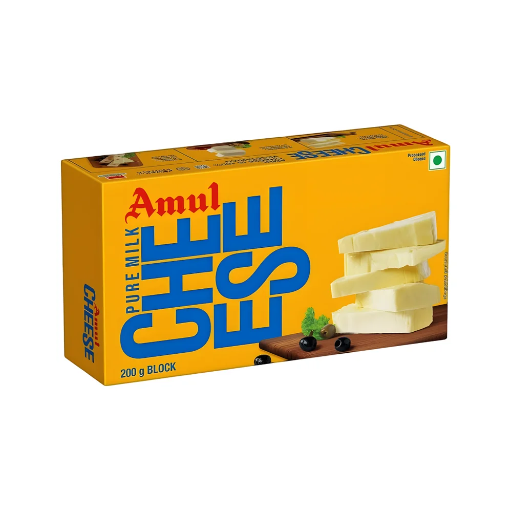 Amul Processed Cheese Block available from Fresh World HSR Layout