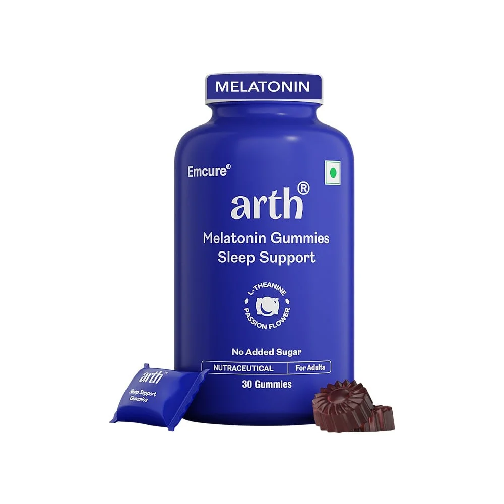 Arth By Emcure Melatonin Sleep Gummies available from Ravi Kirana Store