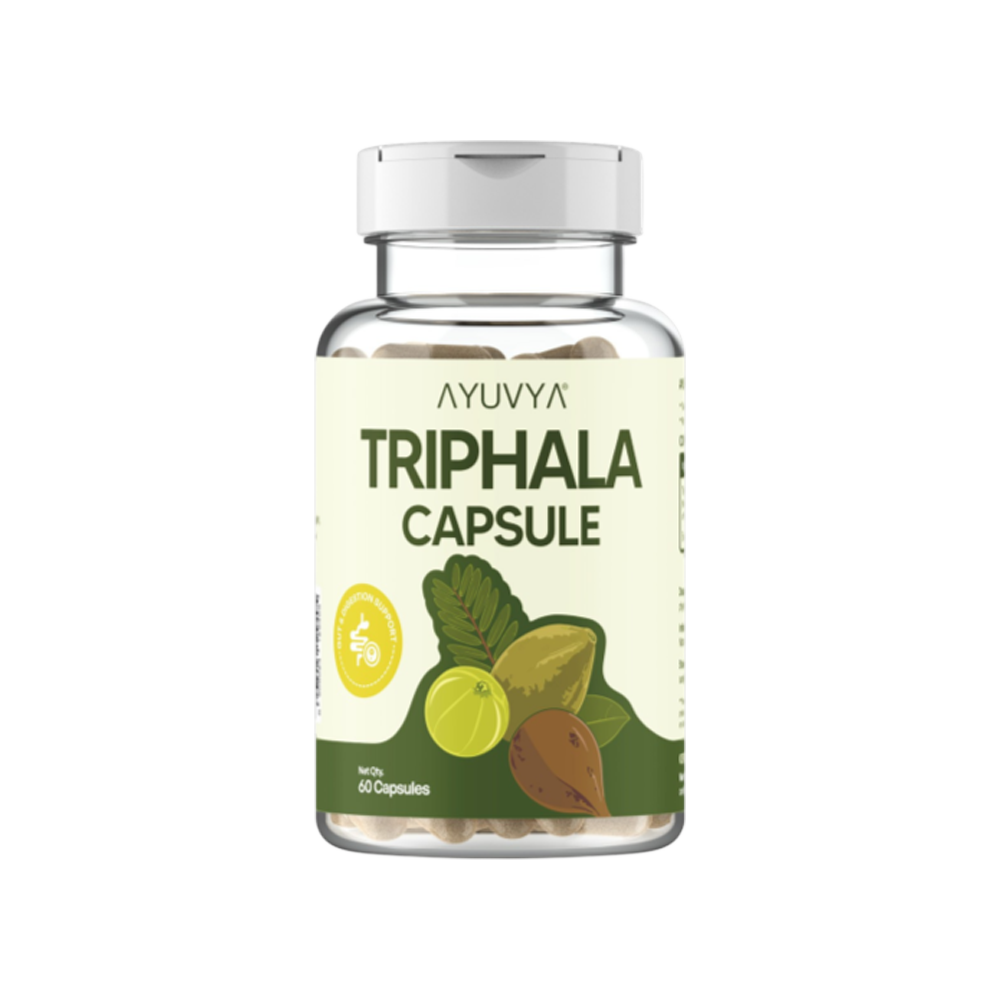 Ayuvya Triphala for Digestion Support available from Ravi Kirana Store