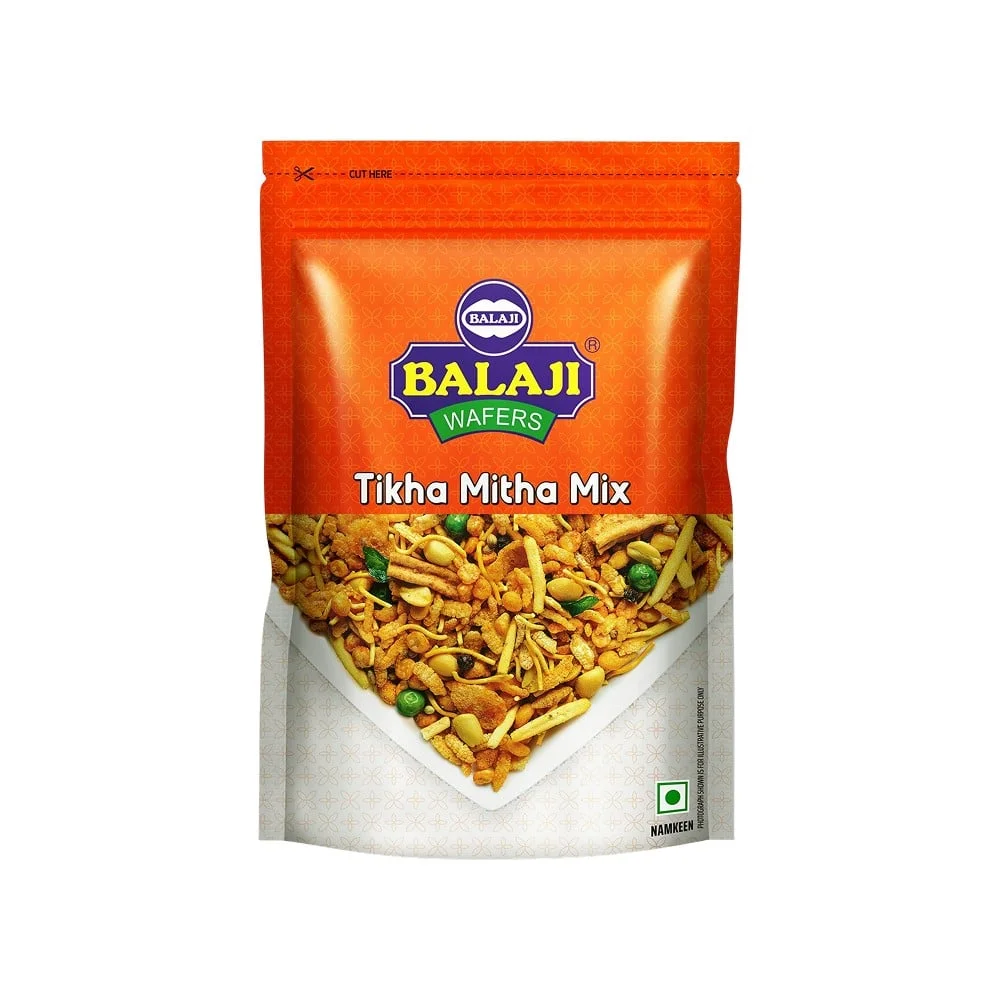 Balaji Tikha Mitha Mixture Namkeen available from Ravi Kirana Store