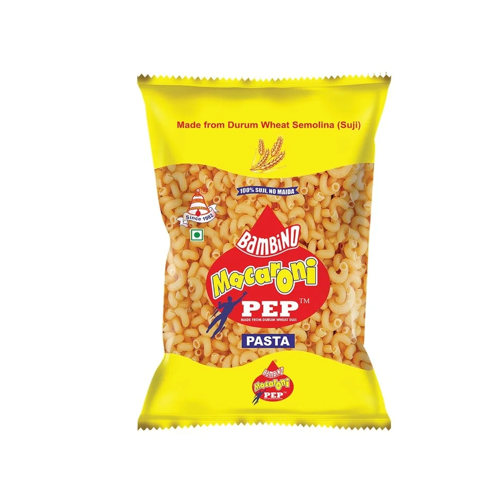 Bambino Pep Elbows Macaroni available from MK Retail RT Nagar