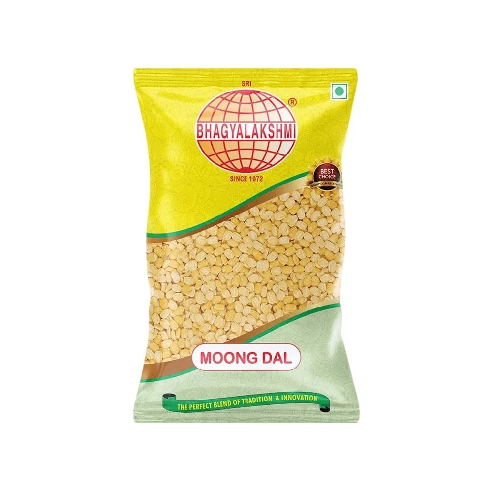 Bhagyalakshmi Yellow Moong Dal (Dhuli) available from MK Retail RT Nagar