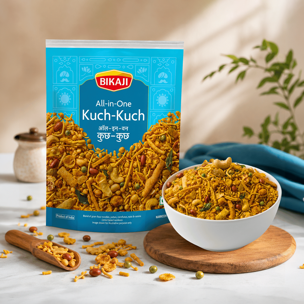 Bikaji All in One Kuch Kuch Mixture Namkeen available from Ravi Kirana Store