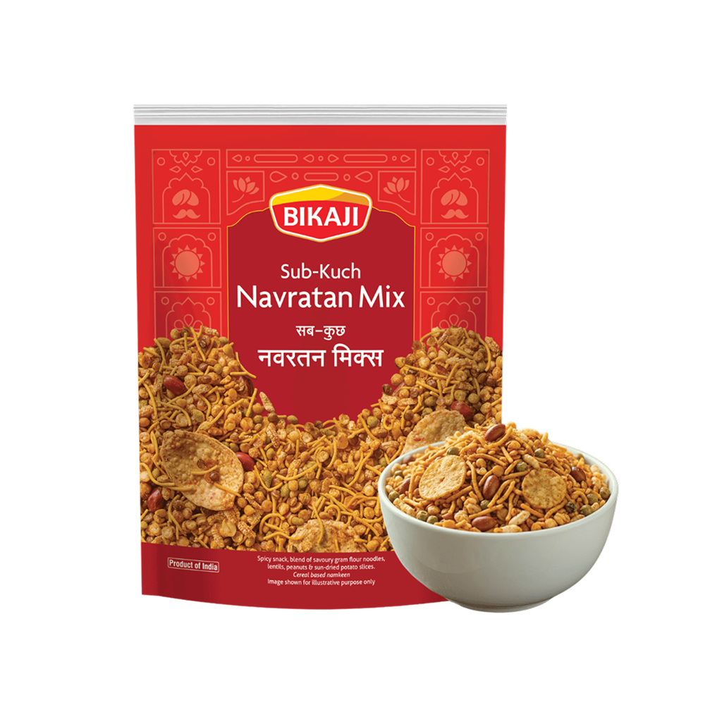 Bikaji Navratna Sub Kuch Mixture Namkeen available from Ravi Kirana Store