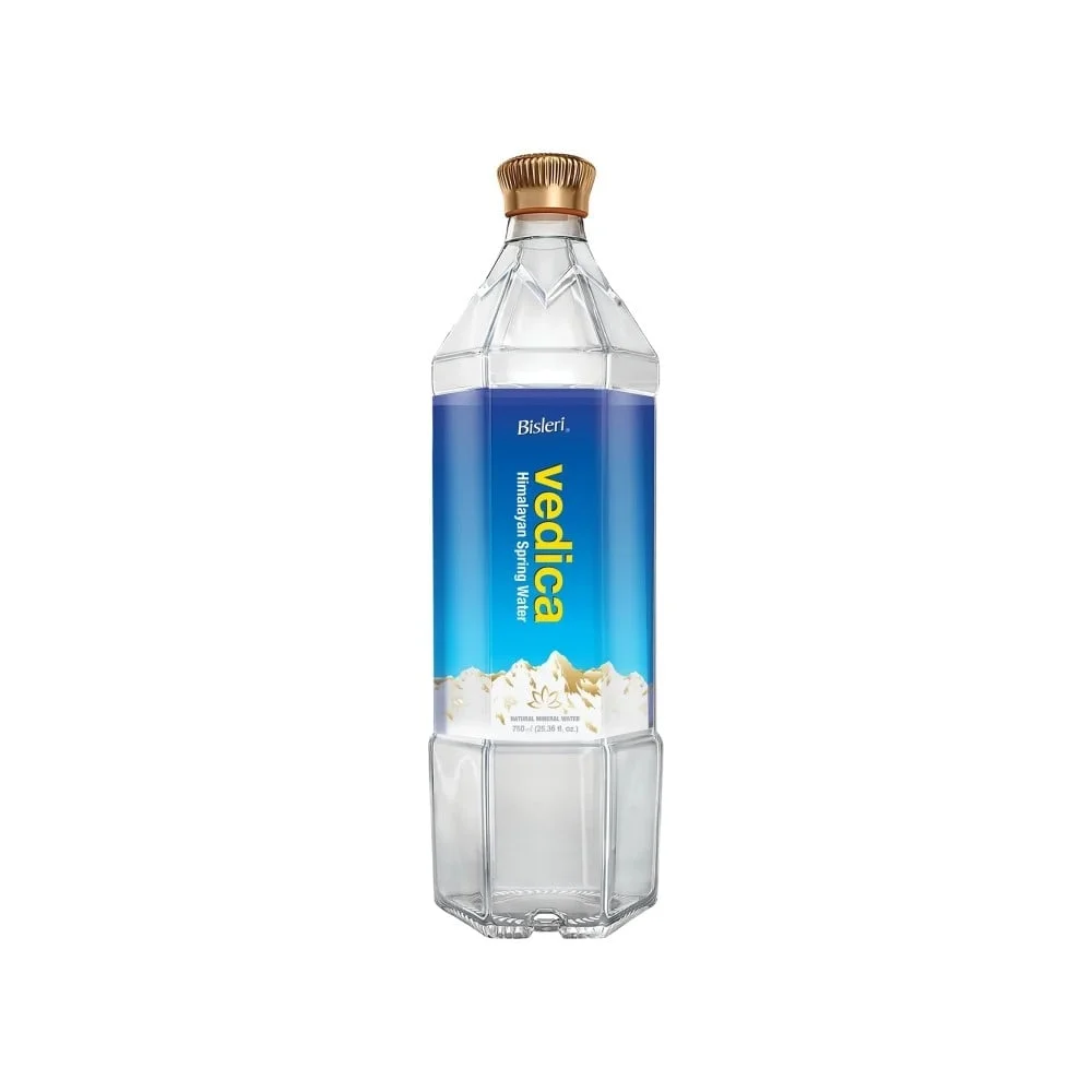 Bisleri Vedica Mineral Water (Glass Bottle) available from Fresh World HSR Layout