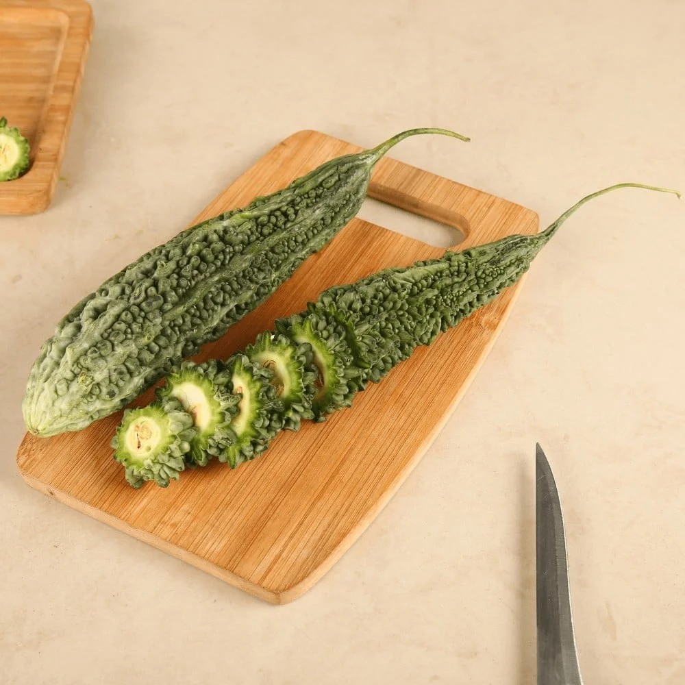 Bitter Gourd (Karela) available from Fresh World HSR Layout