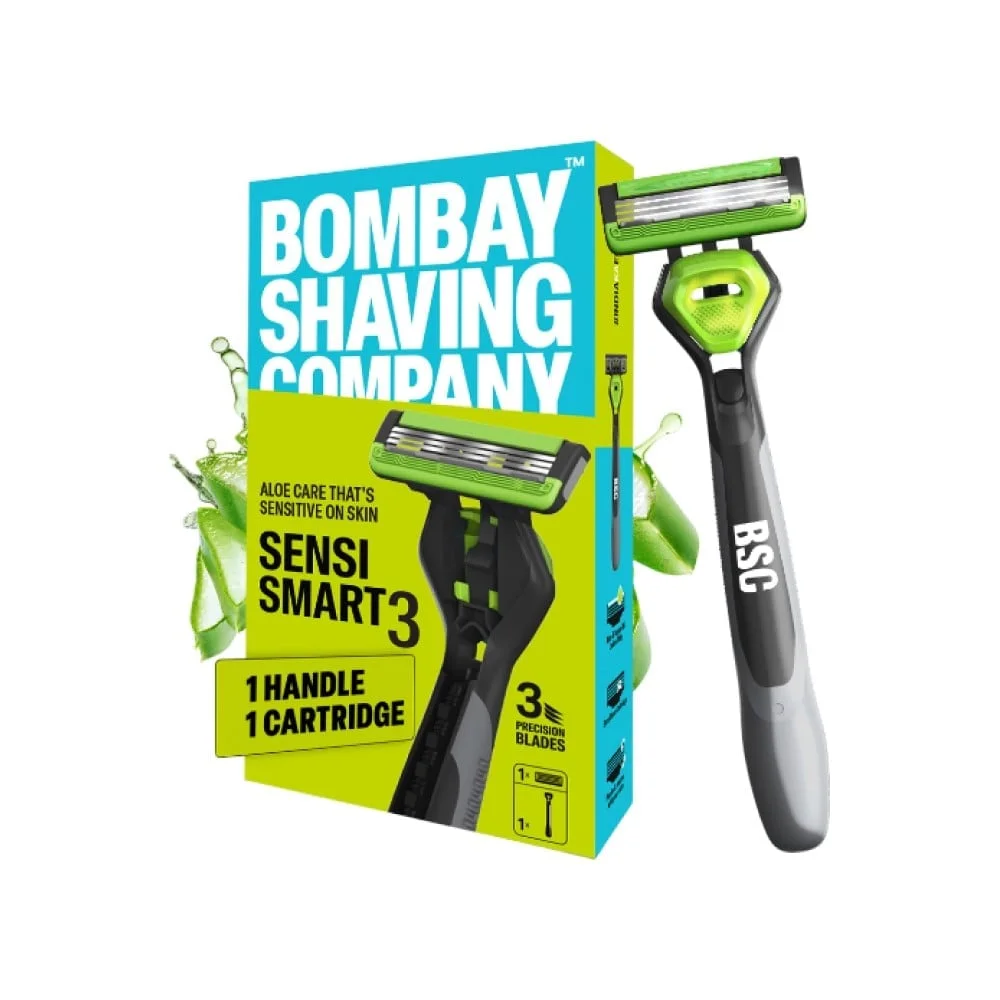 Bombay Shaving Company Sensi Smart 3 Men's Razor available from Fresh World HSR Layout