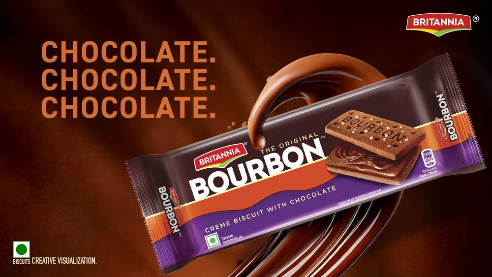 Britannia Original Bourbon Creme Biscuit available from Ravi Kirana Store