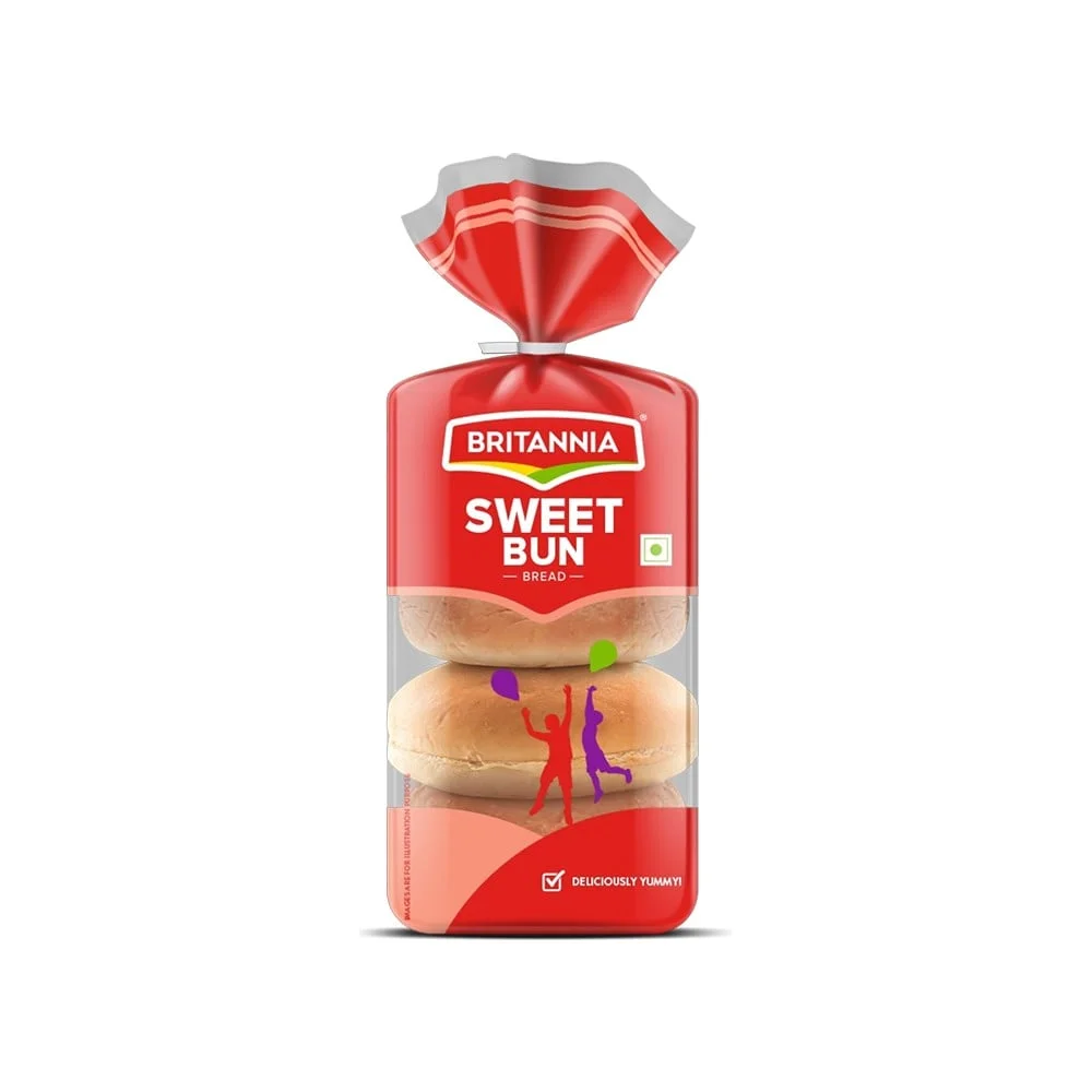 Britannia Sweet Bun available from MK Retail RT Nagar