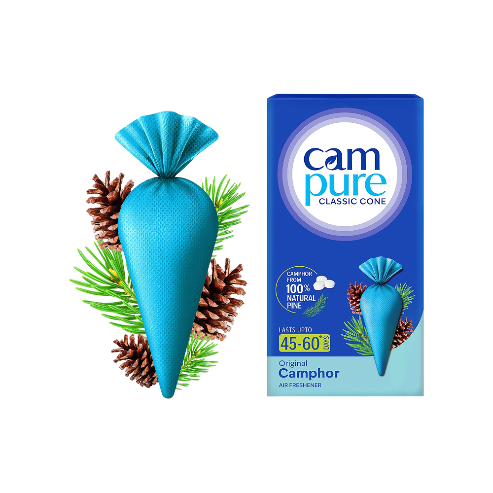 CamPure Air & Car Freshener Cone - Original (Camphor) available from Ravi Kirana Store
