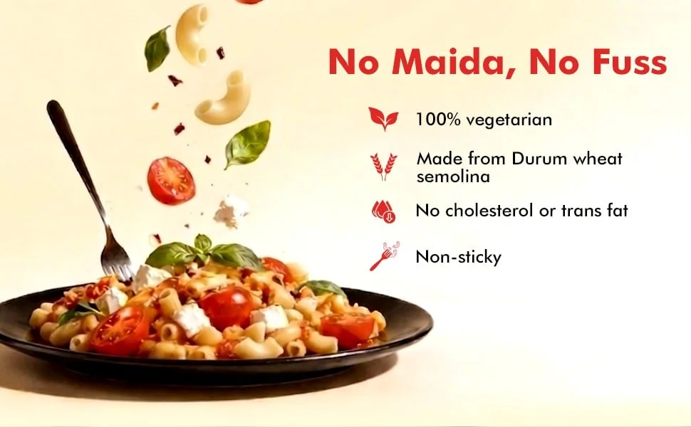 Chef's Basket Durum Wheat Semolina Elbow Pasta available from MK Retail RT Nagar