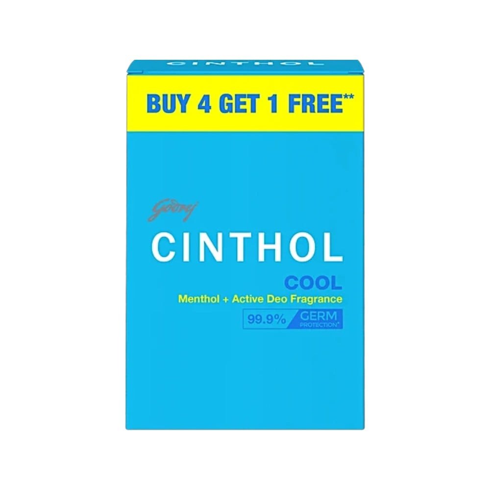 Cinthol Cool Bath Soap - Buy 4 Get 1 Free available from MK Retail RT Nagar