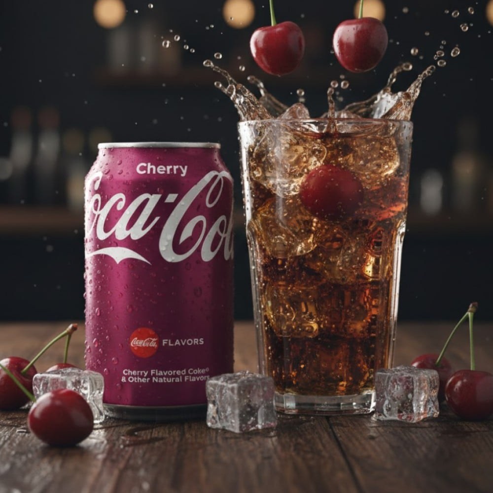 Coca-Cola Cherry Flavoured Soft Drink available from Fresh World HSR Layout