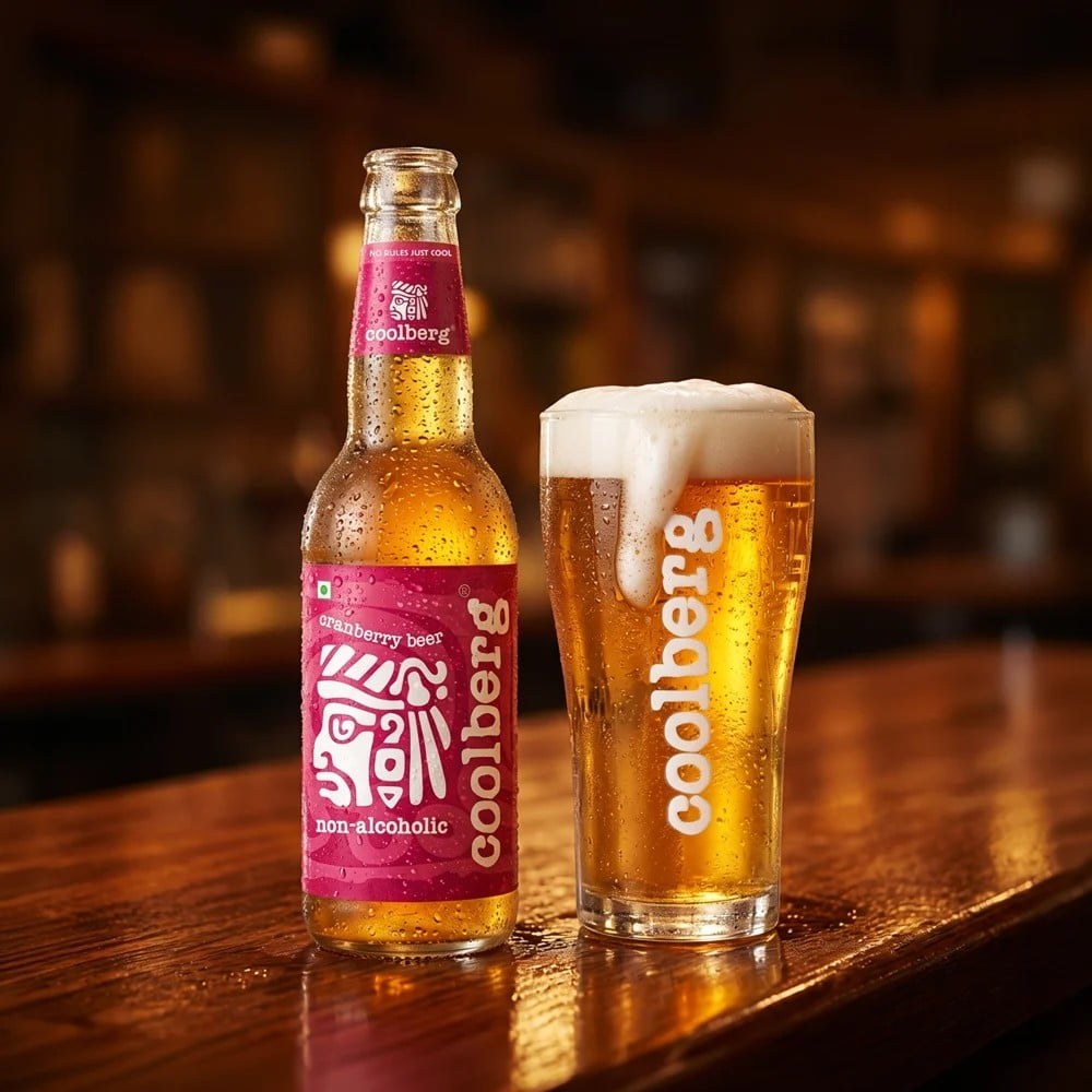 Coolberg Cranberry Non-Alcoholic Beer available from Fresh World HSR Layout