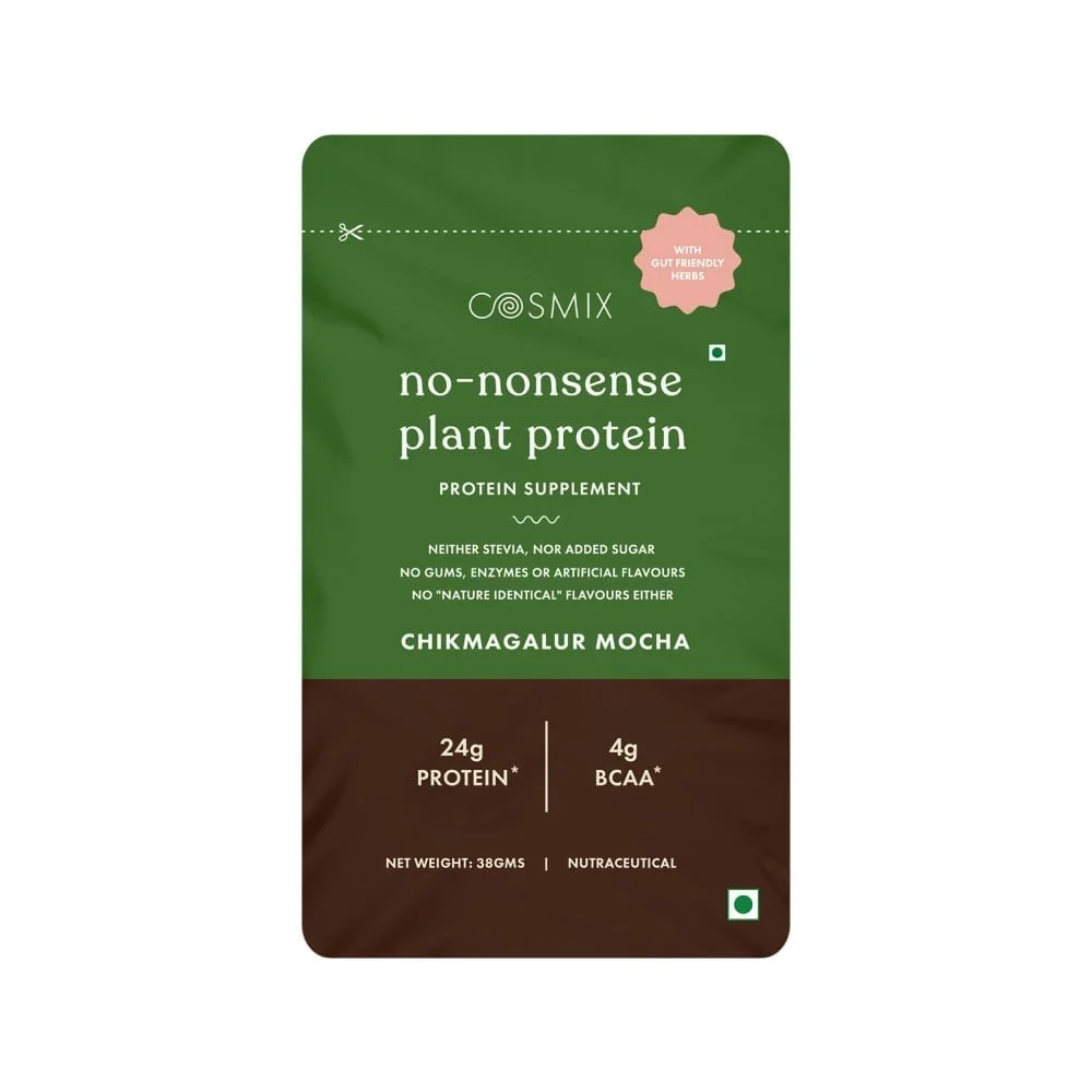Cosmix No- Nonsense Plant Protein (Chikmagalur Mocha) available from MK Retail RT Nagar