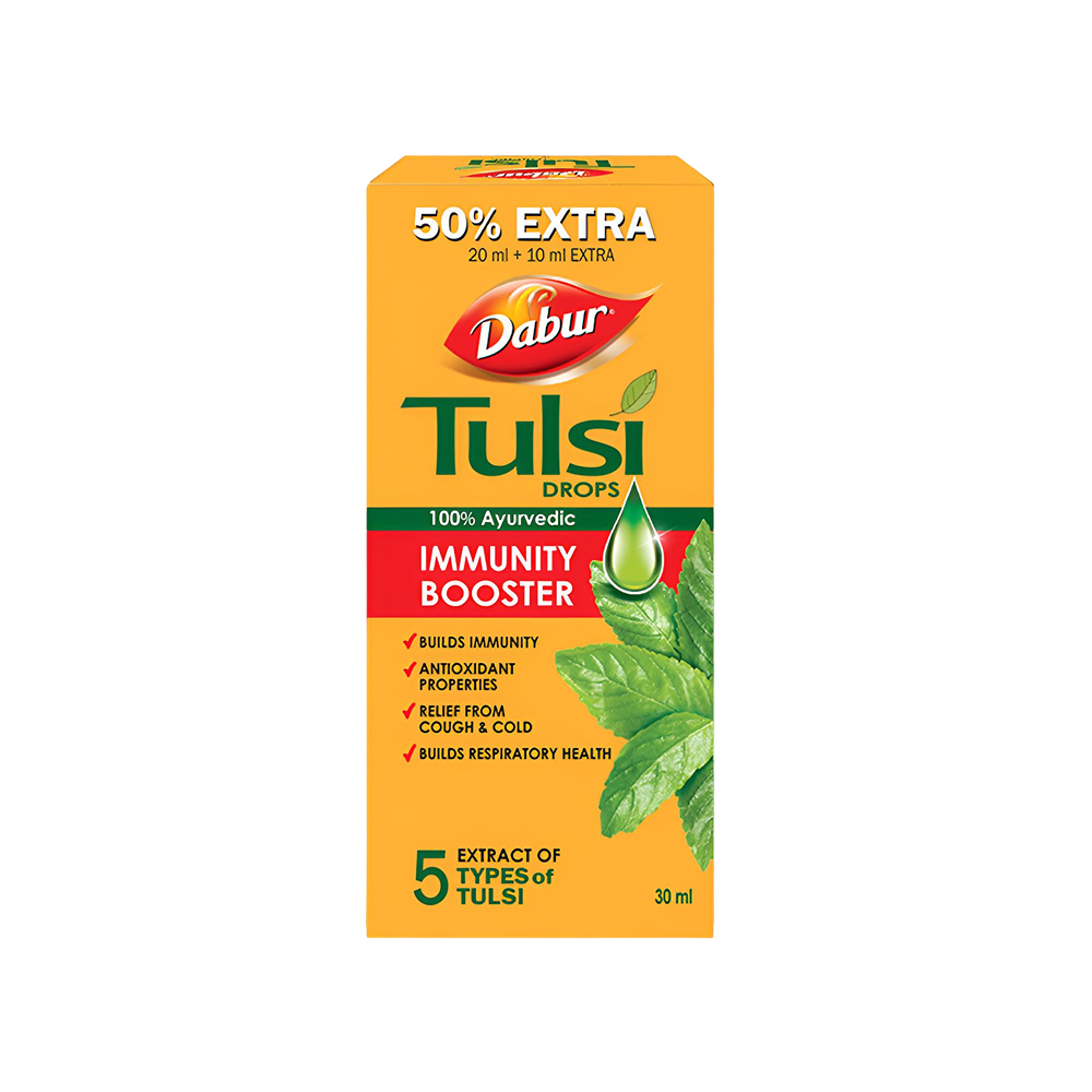 Dabur 100% Ayurvedic Immunity Booster Tulsi Drops available from Ravi Kirana Store