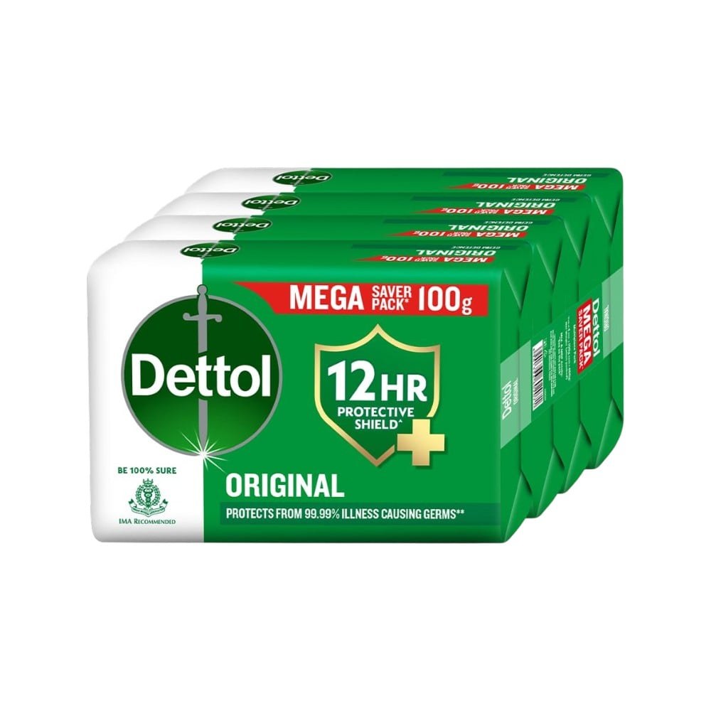 Dettol Original Bathing Bar Soap with 12 Hr Protective Shield available from MK Retail RT Nagar