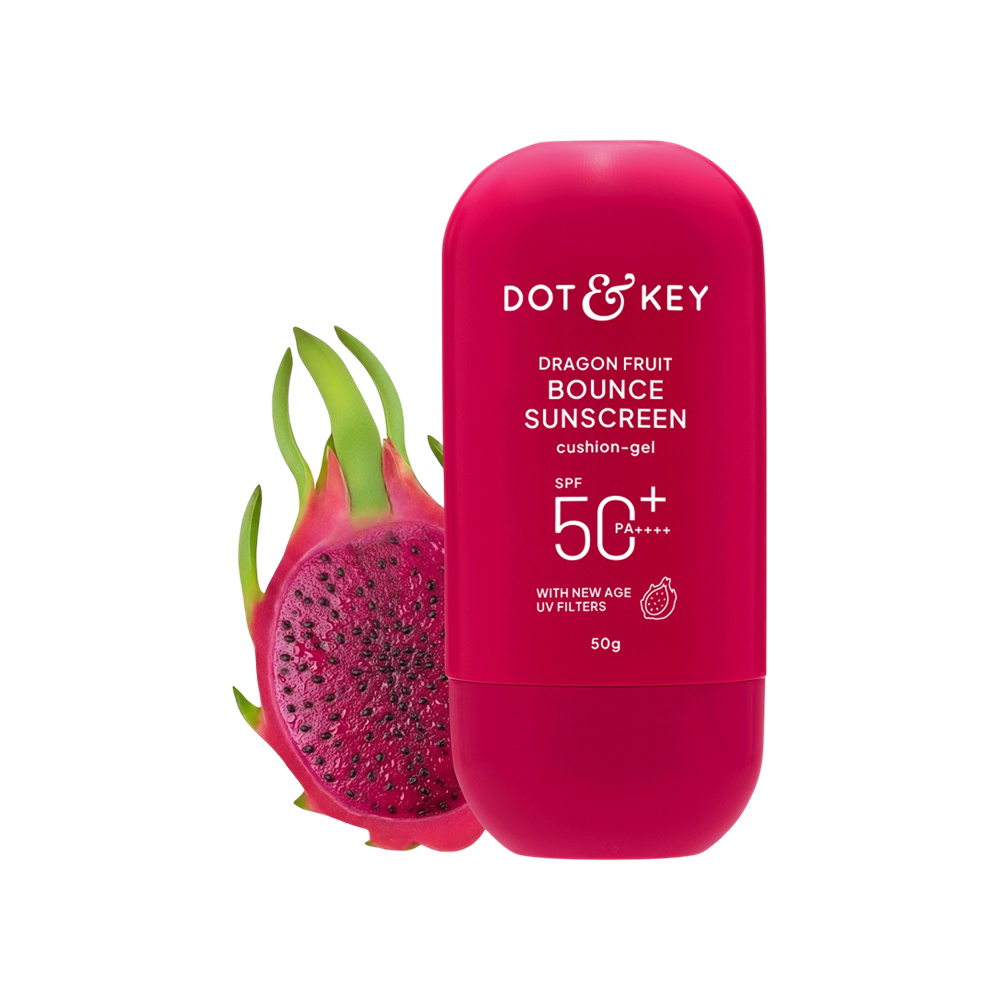 Dot & Key Dragon Fruit Bounce Sunscreen Gel (SPF 50+ PA++++) available from MK Retail RT Nagar