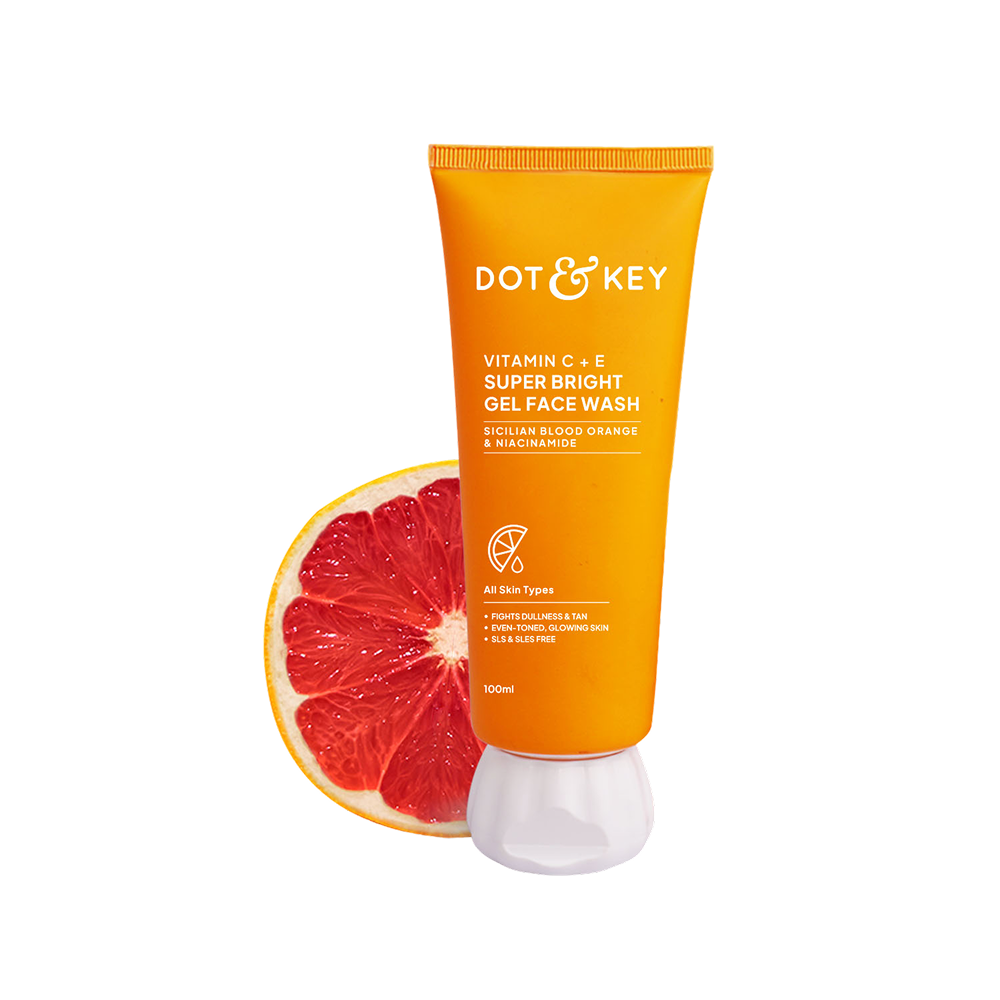 Dot & Key Vitamin C + E Super Bright Gel Face Wash available from Ravi Kirana Store