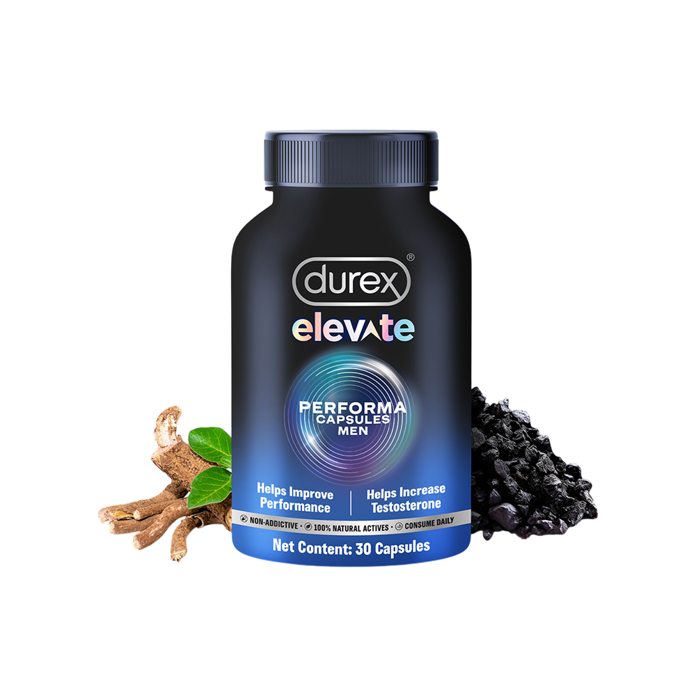 Durex Elevate Performa Shilajit Capsules For Men available from Ravi Kirana Store