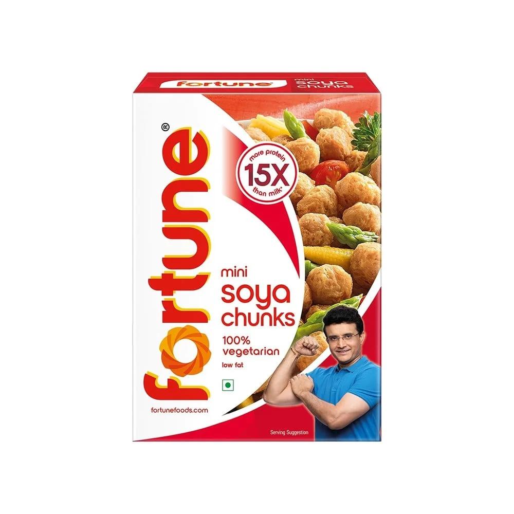 Fortune Soya Mini Chunks available from MK Retail RT Nagar