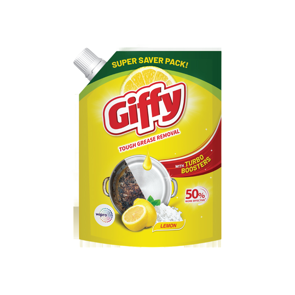 Giffy Active Salt & Lemon Dishwash Gel available from Ravi Kirana Store