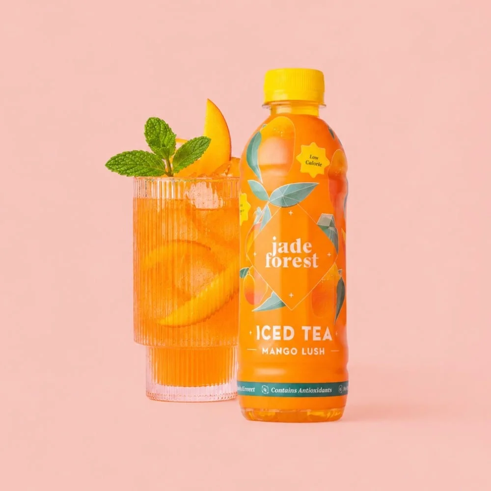 Jade Forest Mango Lush Iced Tea available from Ravi Kirana Store