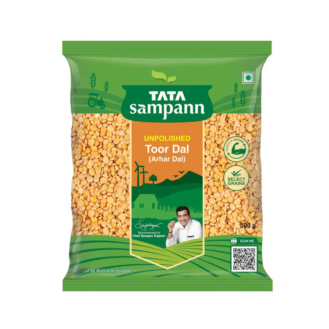 Tata Sampann Toor Dal available from MK Retail RT Nagar