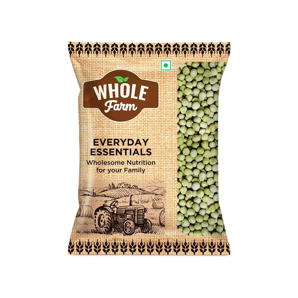 Whole Farm Premium Green Dried Peas (Kushi Kerao) available from Ravi Kirana Store
